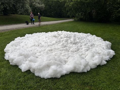 Bubble trouble: Massive foam blob shocks residents in North York park
